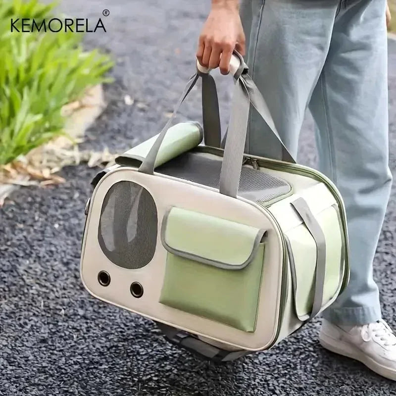 1Pcs Portable Pet Carrier Cat Bag For Cats And Dogs Ideal For Travel And Outdoor Activities Suitable For Cats And Small Dogs - Urbizia