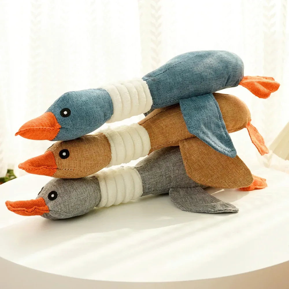 Pet Toys Geese Sound Bite Resistant Teeth Grinding Teeth Cleaning Dog Cat Pet Supplies - Urbizia