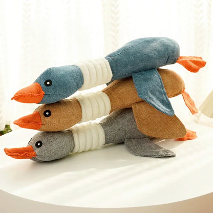 Pet Toys Geese Sound Bite Resistant Teeth Grinding Teeth Cleaning Dog Cat Pet Supplies - Urbizia