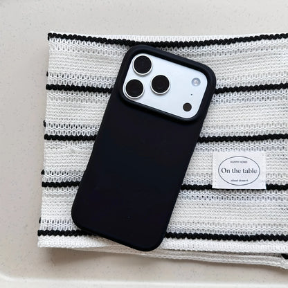 Simple Liquid Silicone Phone Case For iPhone 18 Pro Max 17 16 13 15 14 12 Pro Max Cases With Box Soft Fashion Shockproof Cover