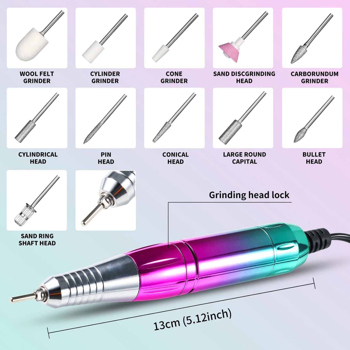 45000RPM Electric Nail Drill Professional Manicure Machine