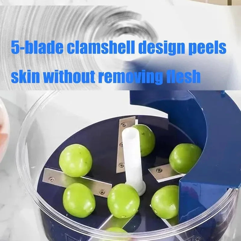 Automatic Electric Grape & Garlic Peeler Machine