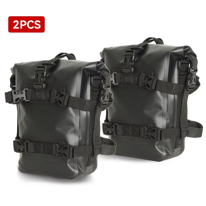 Motorcycle Bumpers Bag Waterproof Motorcycle Side Frame Bag Outdoor Bag Crash Bar Bag Universal Riding Tools Storage