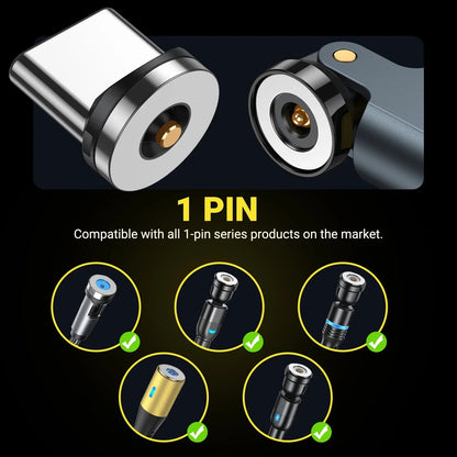 540° Magnetic USB-C Adapter Type-C Fast Charging