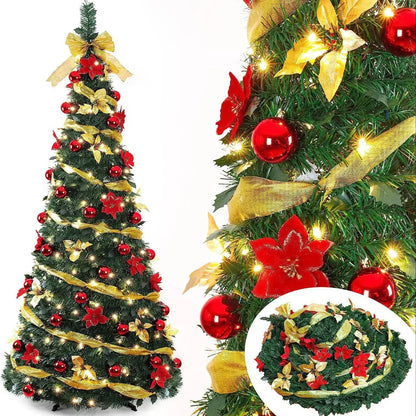 Retractable Folding PVC Christmas Tree