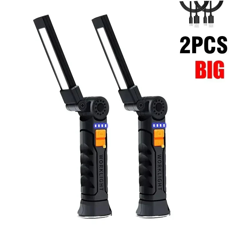 Portable USB Rechargeable COB LED Work Light - Urbizia