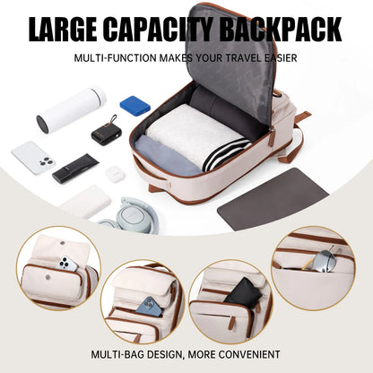 Large-Capacity Travel Multifunctional Backpack, Flight-Friendly, Computer-Friendly, Business Backpack for Men, College Student Backpack, Women's Carry-On Conference Office Backpack