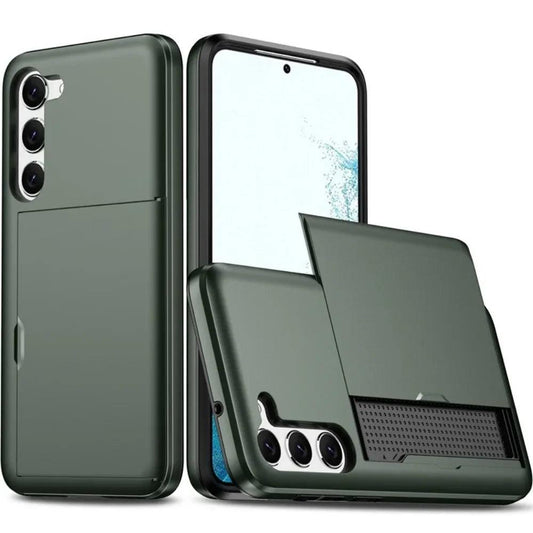 Wallet Card Holder Shockproof Case for Samsung Galaxy