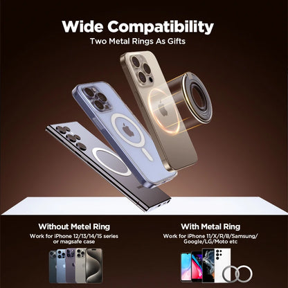 JOYROOM Durable Silicone Ring For Magsafe Phone Grip Holder Kickstand Magnetic Phone Ring Holder Stand For 4.7-7.0 inches Phones