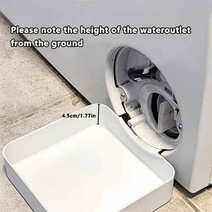 1 Washing Machine Drain Water Collection Tray, No Overflow, Lint Filter and Foreign Object Collection Drip Tray, Clean Laundry Room Water Collection Box