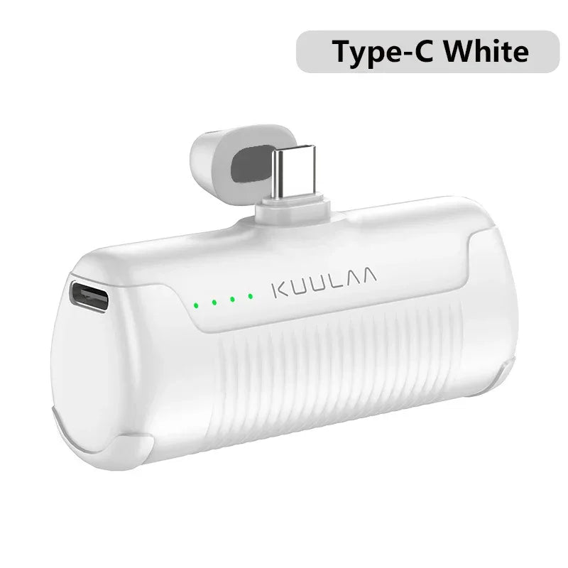 KUULAA Mini Power Bank 4500mAh PowerBank Portable Charger For iPhone 15 14 13 12 Pro Max Externe Batterie For Samsung/Xiaomi