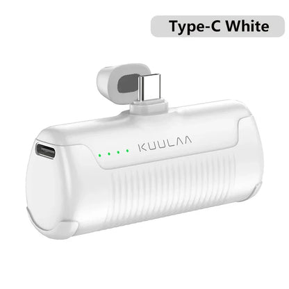 KUULAA Mini Power Bank 4500mAh PowerBank Portable Charger For iPhone 15 14 13 12 Pro Max Externe Batterie For Samsung/Xiaomi