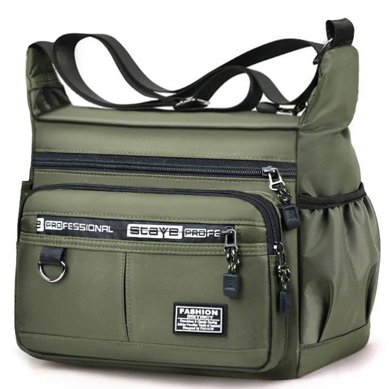 Durable Multi-Pocket Business Bag Shoulder Bag for Men And Women Casual Business Handbag with Multiple Compartments