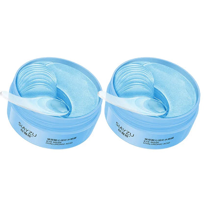 60pcs Hyaluronic Acid Crystal Collagen Eye Mask Anti Dark Circles Remove Eye Bags Moisturizing Firming Eye Patches Skin Care