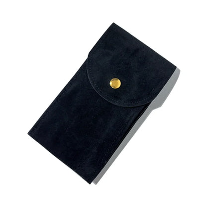 Embers Watch Bag Blue Black Flannelette Gift Bag Travel Storage Case Durable Portable Watch Dust Protection Case