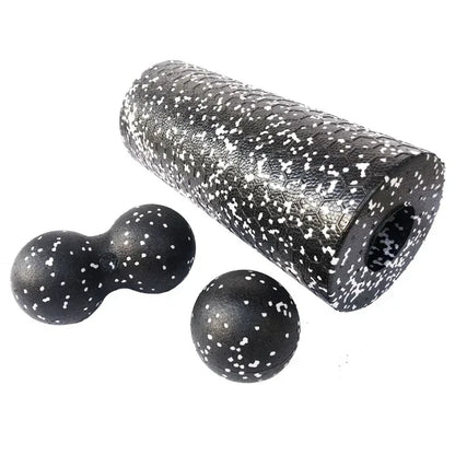 Hollow Yoga Roller Massage Peanut Ball Set EPP Fitness Foam Column For Back Pain Legs Hip Deep Tissue Stretching Muscle Relax - Urbizia