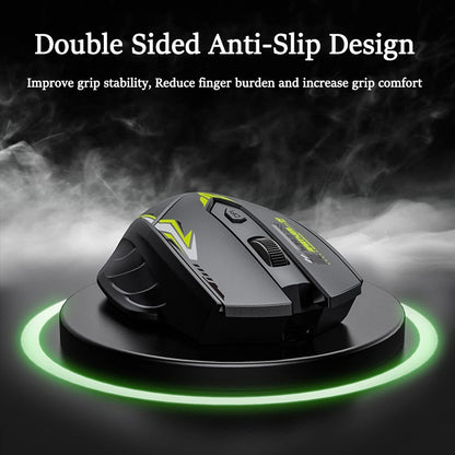 2.4G Wireless Mouse Dual-Mode Bluetooth Mouse 6Buttons Silent Gaming Mice Rechargeable E-Sports Mouse 1600DPI Office Mice For PC