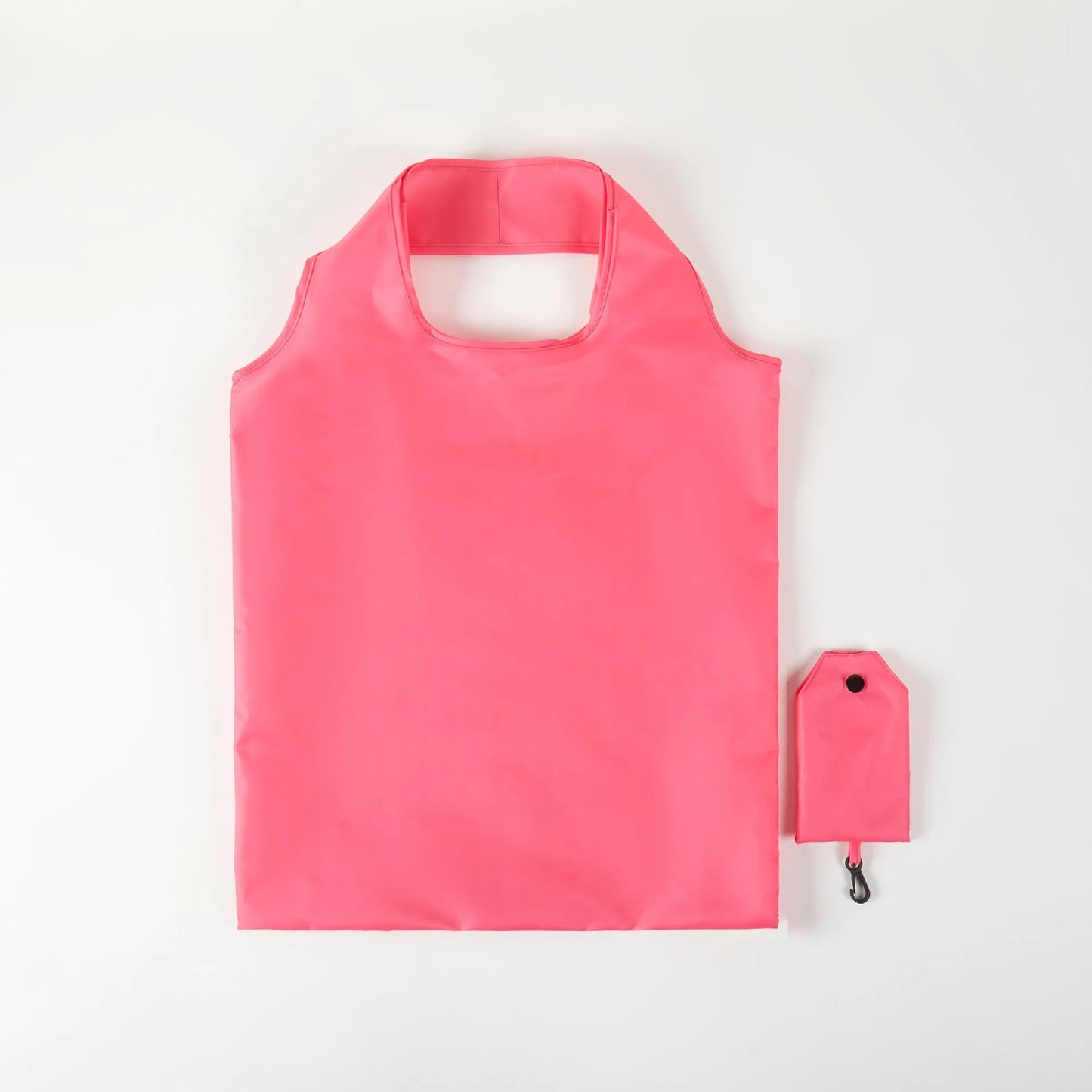 In The Case of Women's Solid-color Eco-friendly, Foldable and Reusable Shopping Bags for Polyester Travel Groceries