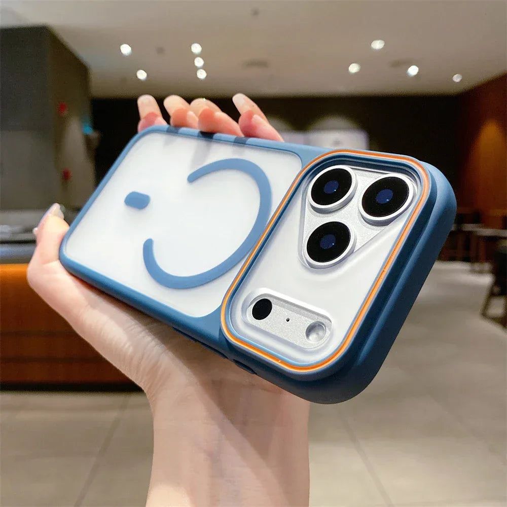 Luxury Transparent for Magsafe TPU Magnetic Case for iPhone 17 16 15 14 13 12 11 Pro Max Plus Air Wireless Charging Back Cover