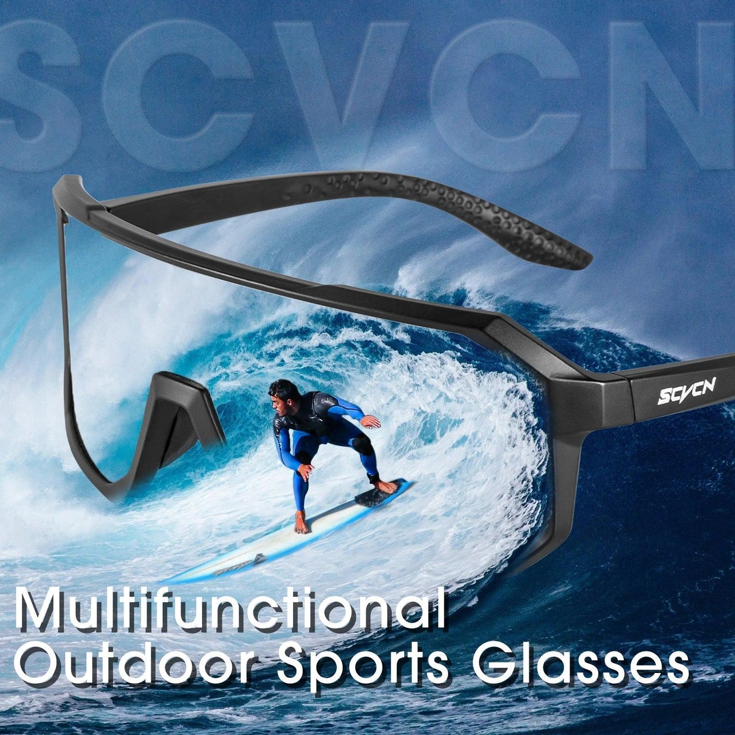 SCVCN UV400 Cycling Sunglasses for Men & Women