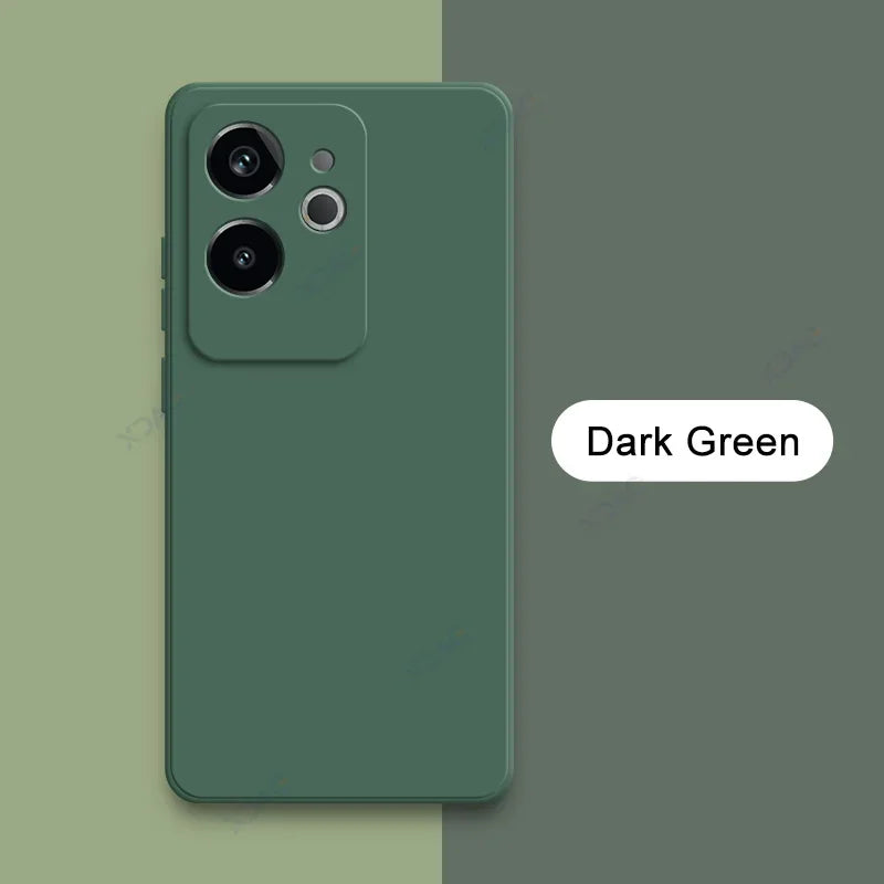 Luxury Dual Layer Cellphone Case for Realme GT6 GT 6 China 5G Full Camera Protection Soft Square Liquid Silicone Cover RealmeGT6
