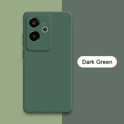 Luxury Dual Layer Cellphone Case for Realme GT6 GT 6 China 5G Full Camera Protection Soft Square Liquid Silicone Cover RealmeGT6