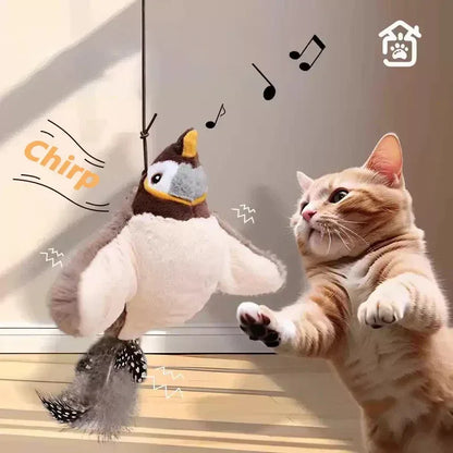 Dog Cat Interactive Ball Toy Automatic Rolling Ball Faux Tail Rechargeable Smart Pet Electric Toy Dog Cat Training Imitate Mouse - Urbizia