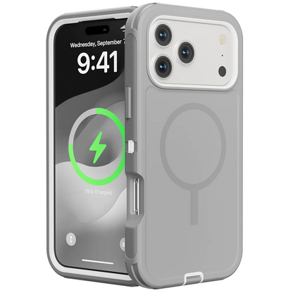 Rugged Armor OTT Defender Box Magnetic Phone Case For IPhone17 Pro Max Air 16 15 14 13 12 For Magsafe Shockproof Protect Cover
