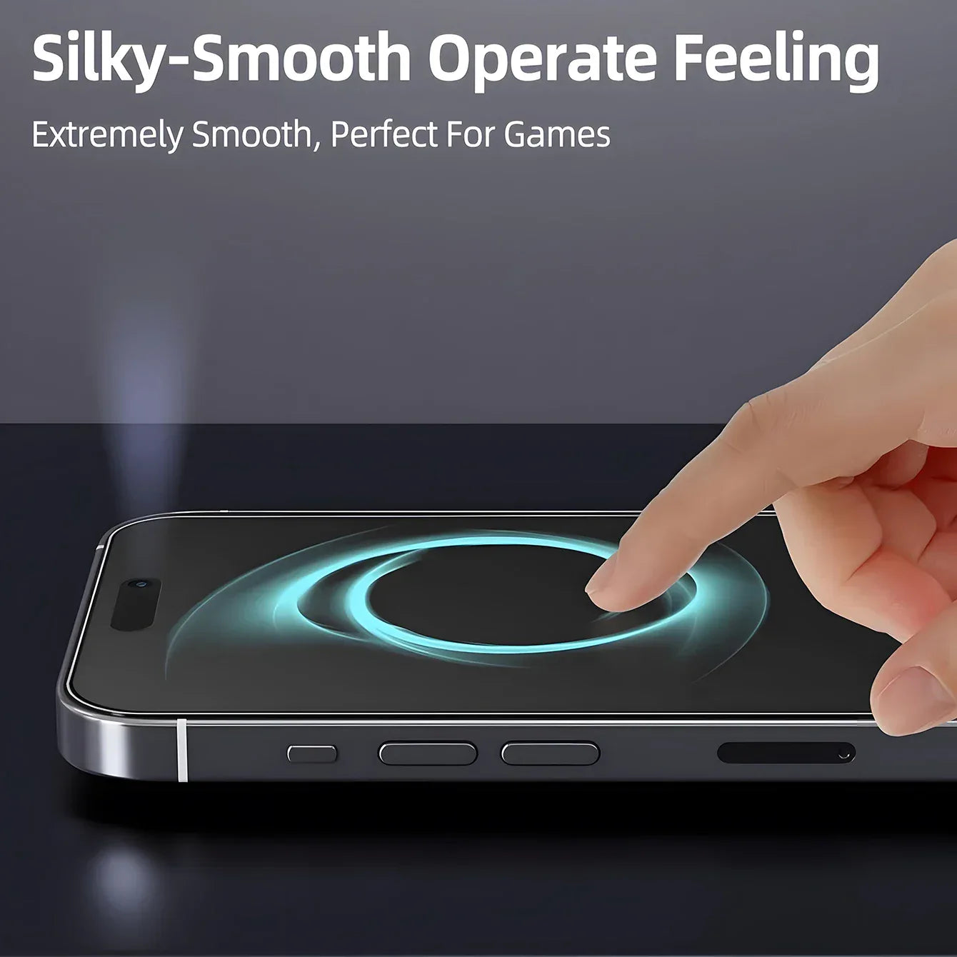 Anti-Spy Privacy Tempered Glass iPhone Dust-Free Install