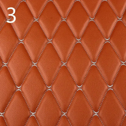 100x158cm Faux Leather Fabric Foam Quilted Padded for Car Interior Seat Cover Sofa Cushion Wear Resistant DIY
