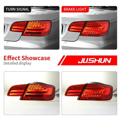Car Tail Light For BMW 3 Series E93 2006-2013 Taillight Assembly Upgraded Tail Lights Plug Play Turning Signal Brake Fog Tail Lamp Led Rear Light Assembly