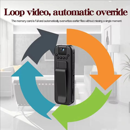 1080P HD Mini Camera Portable Small Digital Video Recorder Surveillance Camcorder Night Vision Video Police BodyCam Infrared
