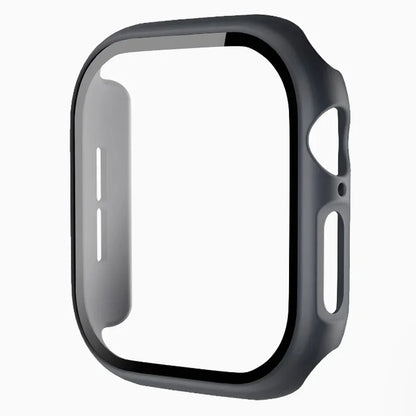 Tempered Glass+Case For Apple Watch 38-40mm 41mm 42mm 44mm 45mm 46mm Screen Protector Protective Cover iWatch 11 10 8 7 9 6 SE 5