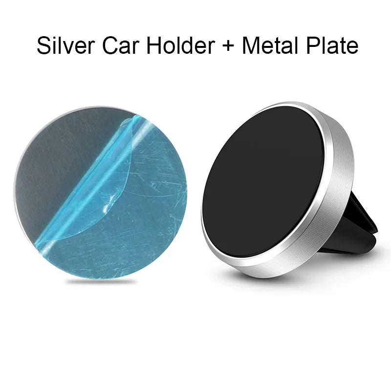 Air Vent Magnetic Car Phone Holder Magnet Smartphone Mobile Stand Cell GPS Support For iPhone 15 14 11 Xiaomi Mi Huawei Samsung