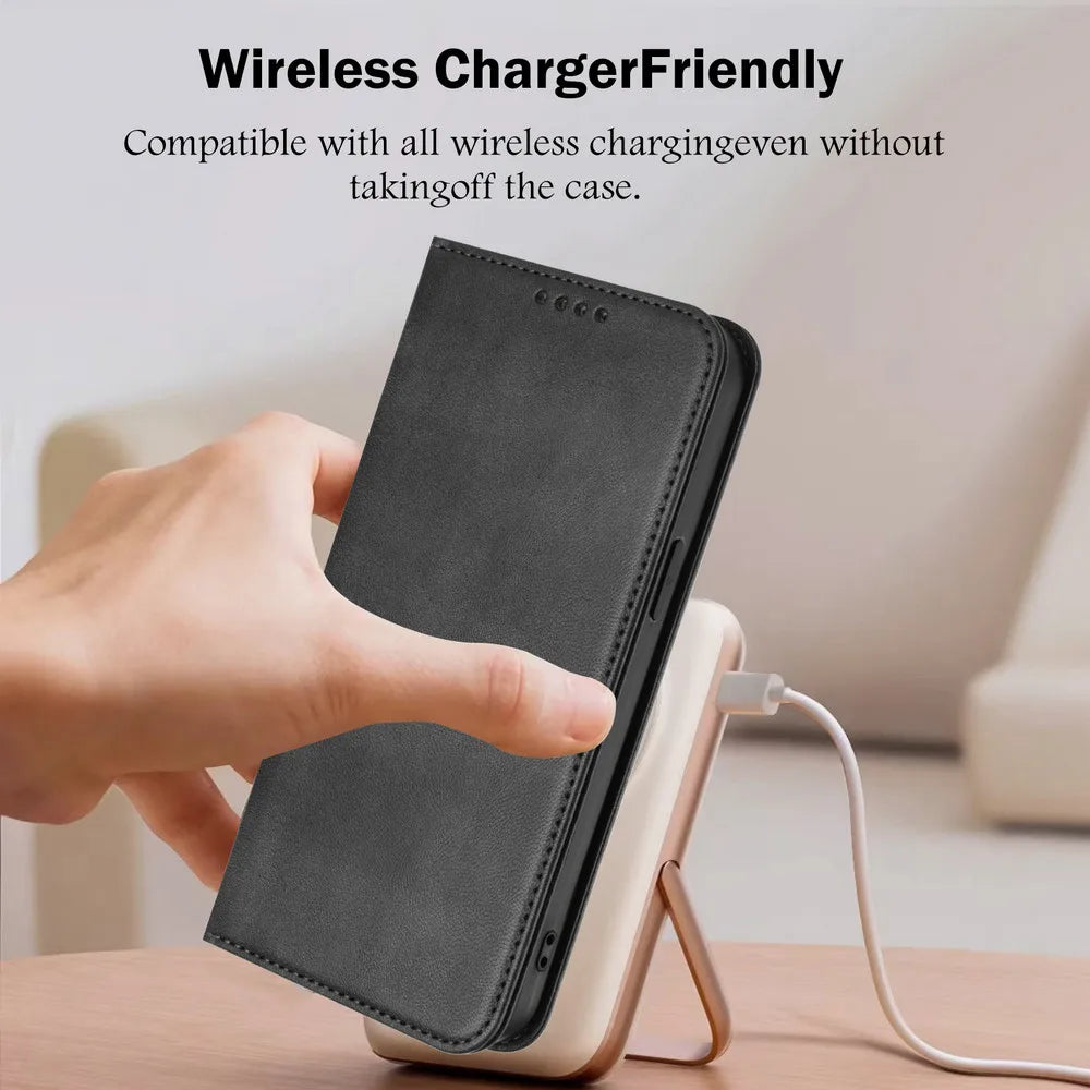 For Xiaomi 17T Pro 5G 2026 Magnetic Leather Wallet RFID Case for Xiaomi 17T Luxury Book Capa Mi 17T 17 T Pro Cover