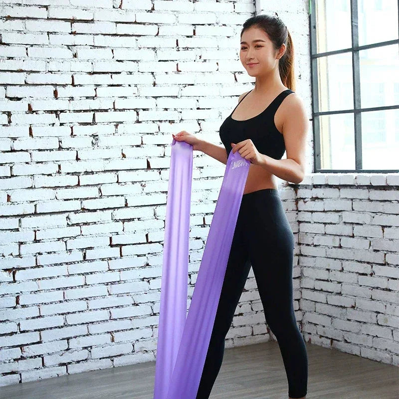 Yoga Tension Sheet Elastic Band - Resistance Band for Yoga, Pilates, Fitness Exercise, Stretching, and Strength Training - Urbizia