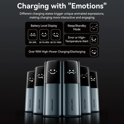 【CCC Certification】Vention 165W Power Bank 20000mAh PD Fast Charger for Laptop Portable 3C Powerbank for iPhone 17 Samsung S25