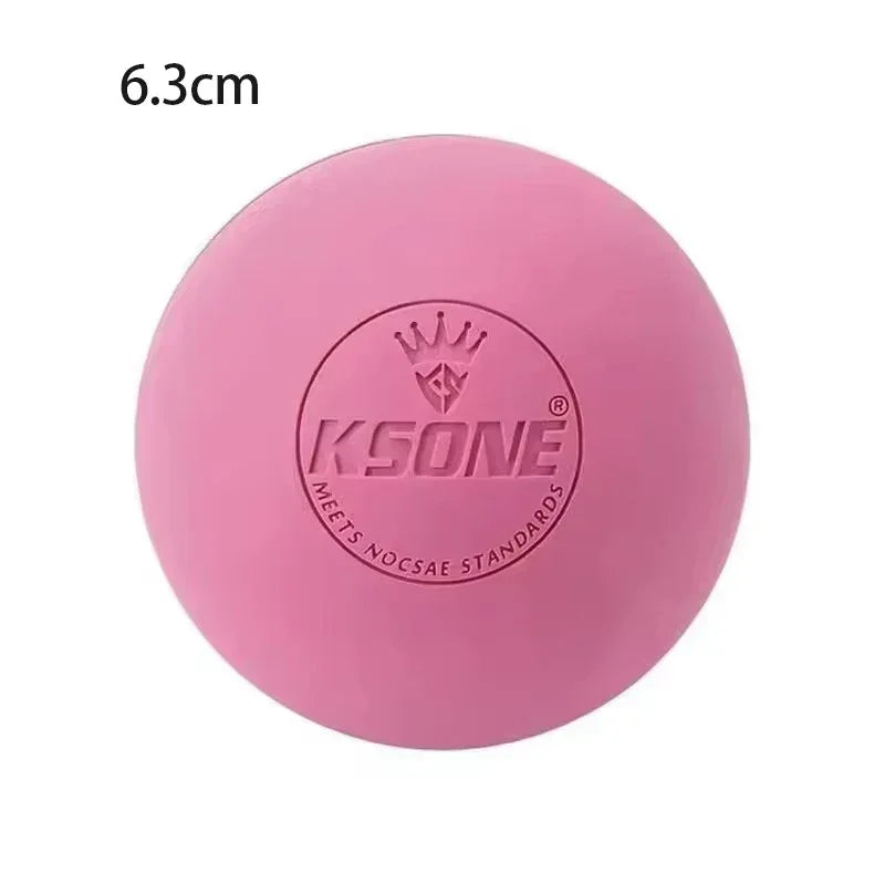 Rubber Fascia Massage Ball Lacrosse Balls Yoga Fitness Exerciser Deep Tissue Muscle Relaxation Foot Back Shoulder Healt Care - Urbizia