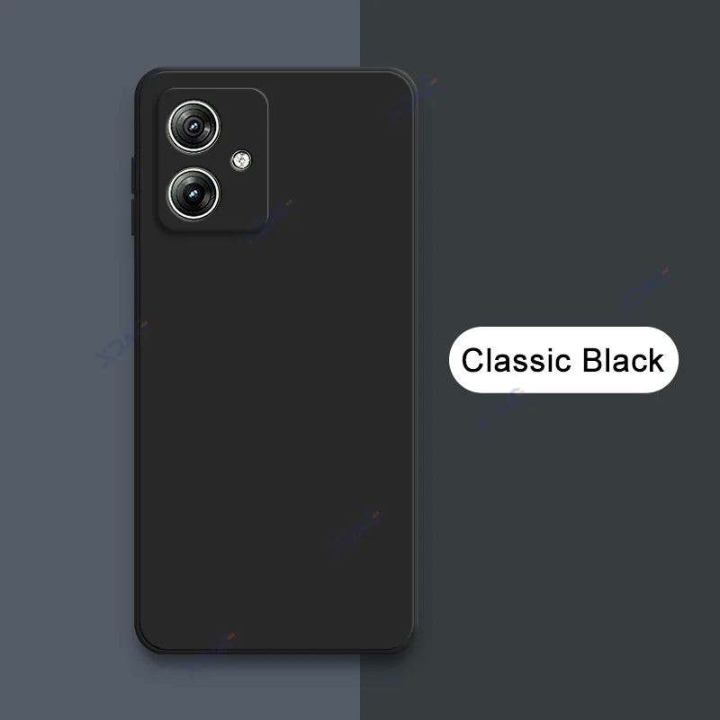 Luxury Dual Layer Cellphones Cases Covers for Motorola Moto G54 Power G64 5G G54Power MotoG64 Soft Square Liquid Silicone Armor