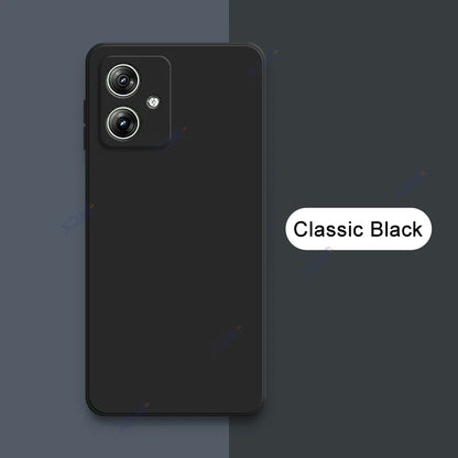 Luxury Dual Layer Cellphones Cases Covers for Motorola Moto G54 Power G64 5G G54Power MotoG64 Soft Square Liquid Silicone Armor