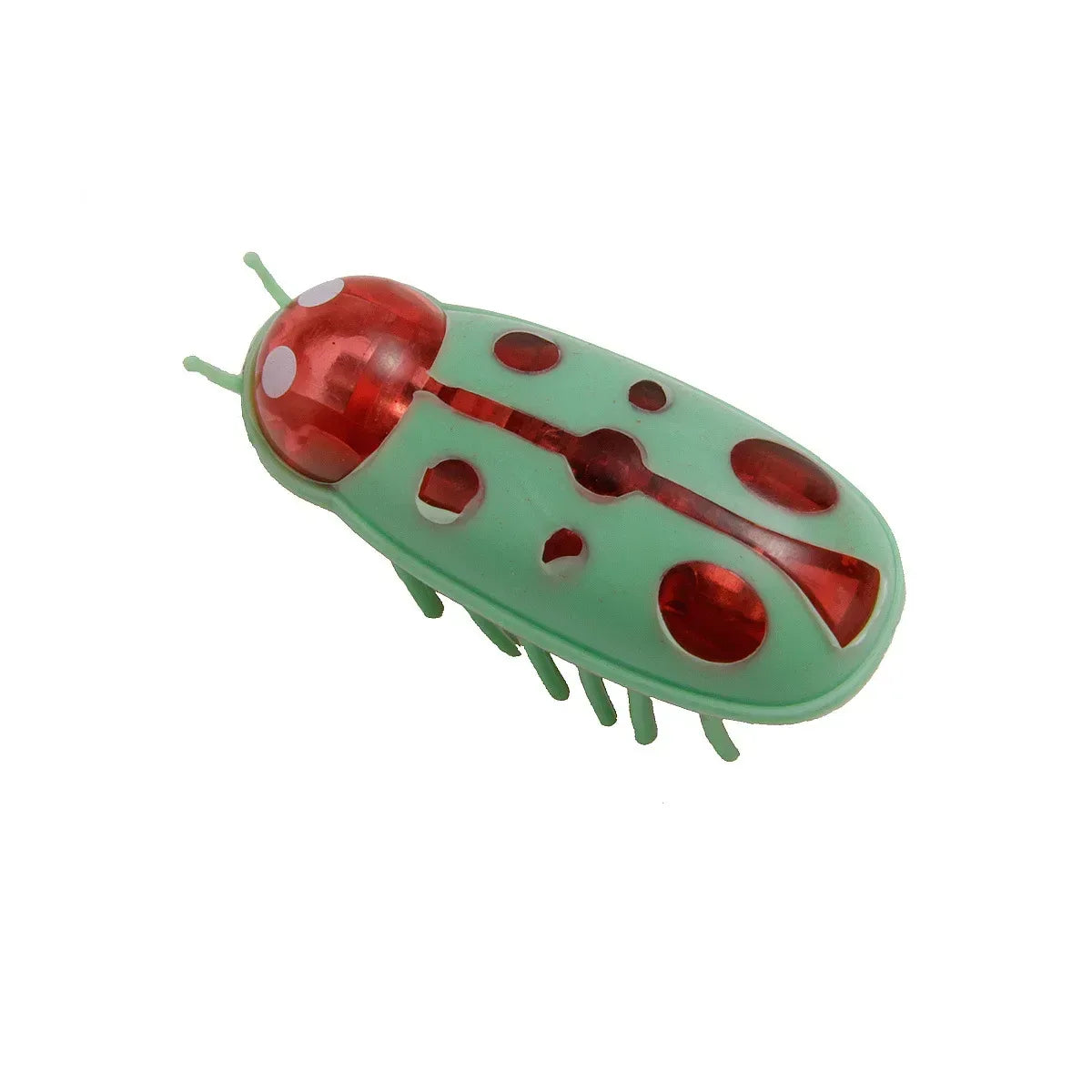 Mini Electric Bug Pet Dog Cat Toy Interactive Cute Ladybird Beetle Animal Shape Cat Toys Walking Insect Cat Playing Supplies - Urbizia