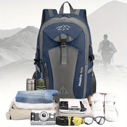 New 40L outdoor hiking bag men's and women's shoulder bag sports bag leisure travel backpack large capacity