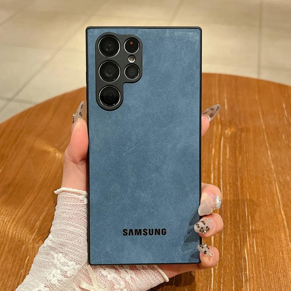 Lambskin Shockproof Case for Samsung Galaxy