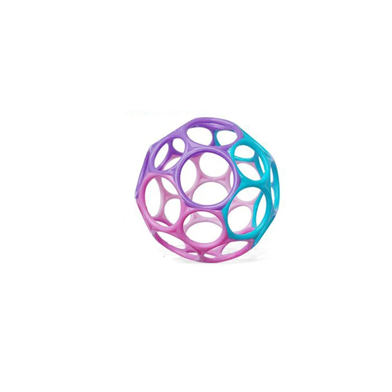 Soft Baby Grasping Rattle Ball with Bell – Early Education Sensory Toy