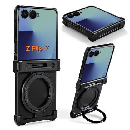 Eary for Samsung Galaxy Z Flip 7 6 Case for MagSafe 360°Rotatable Magnetic Kickstand Ultra-Thin Shockproof Protective 7 6 Cover