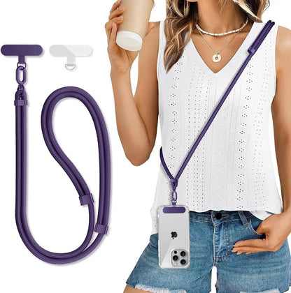 Adjustable Crossbody Phone Lanyard Strap