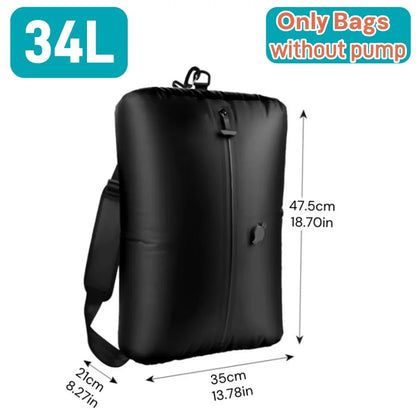 Vacuum Storage Bags, Travel Essentials Suitcases Clothes Organizer Packaging Bag Practical Accessories Compression Packing Cubes