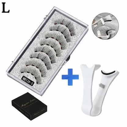 3D Magnetic Eyelashes Kit with Tweezers - Urbizia