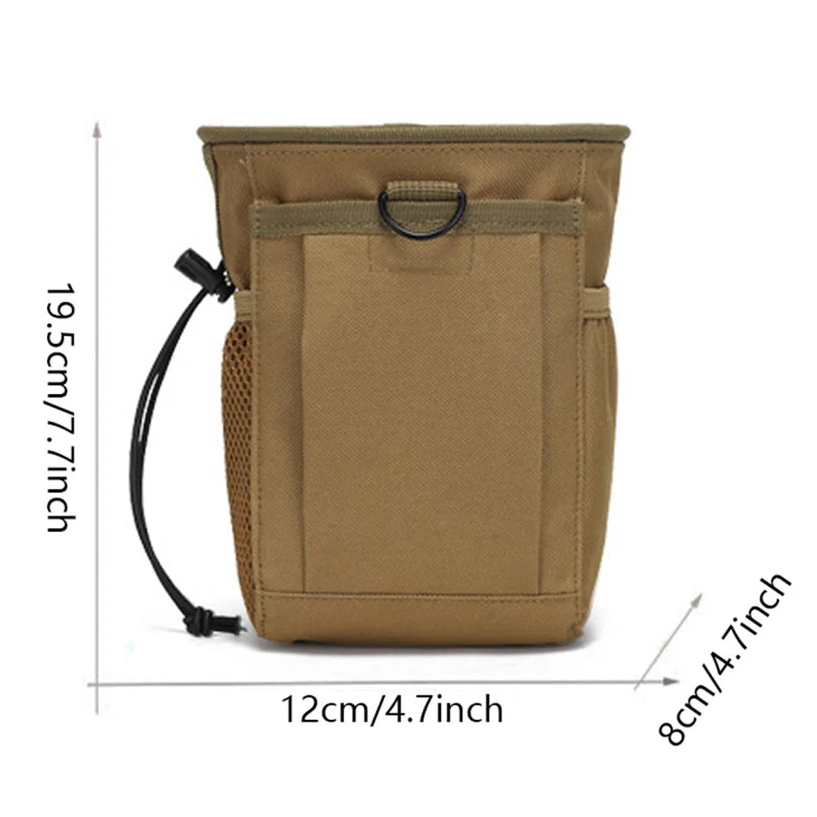 2024 New Outdoor 3-5L Camouflage Molle 600D Nylon Dump Drop Pouch Recycle Waist Pack Bags Accessories Bag Pouches ﻿