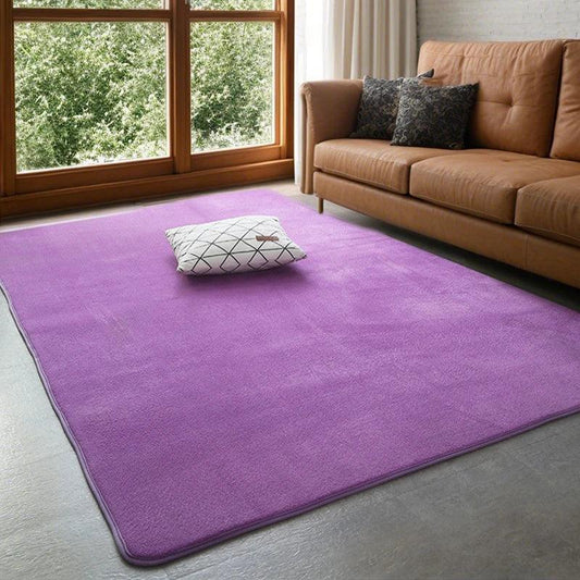 VIKAMA Modern Coral Velvet Carpet Soft Non-Slip Living Room Bedroom Carpet Large Area Children's Play Floor Mat For Home Decor - Urbizia